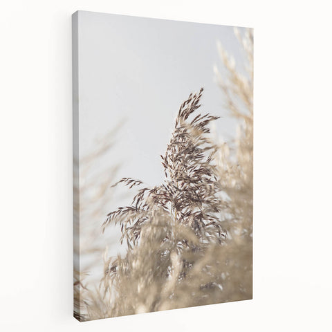 Large art depicting a vibrant summer scene on stretched canvas, ideal for kitchen wall art.