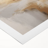 Art deco poster featuring a winter scene in muted blue and white tones on rolled canvas, suitable for dining room decor.