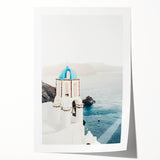 Extra large rolled canvas featuring a floral design in vibrant summer hues, ideal for dining room wall art.