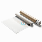 Extra large rolled canvas featuring a floral art design in muted pastel shades, suitable for large living room or bathroom.