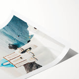 Extra large wall art featuring line art flowers in monochrome, printed on rolled canvas, ideal for large living room decor.