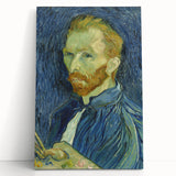 Large black and white stretched canvas of a Van Gogh-inspired abstract design, ideal for kitchen art.