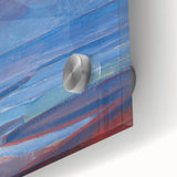 Modern Wall Art - Serene Seascape in Vibrant Blues and Yellows