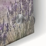 Rustic Lavender Field Wall Art - Vintage Farmhouse Nature Print