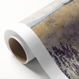 Rustic Lavender Field Wall Art - Vintage Farmhouse Nature Print