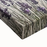 Rustic Lavender Field Wall Art - Vintage Farmhouse Nature Print