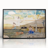 Tahiti Study" Modern Wall Art - Exotic Contemporary Decor