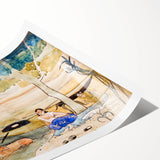 Tahiti Study" Modern Wall Art - Exotic Contemporary Decor