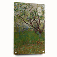 Impressionist Blooming Orchard - Peaceful Landscape Wall Art Print
