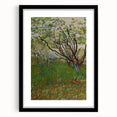 Impressionist Blooming Orchard - Peaceful Landscape Wall Art Print