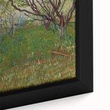 Impressionist Blooming Orchard - Peaceful Landscape Wall Art Print