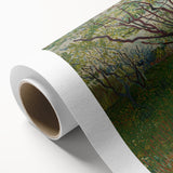 Impressionist Blooming Orchard - Peaceful Landscape Wall Art Print