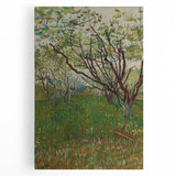 Impressionist Blooming Orchard - Peaceful Landscape Wall Art Print