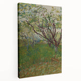 Impressionist Blooming Orchard - Peaceful Landscape Wall Art Print