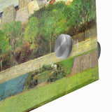 The Market Gardens of Vaugirard" Modern Wall Art - Lush Contemporary Landscape Decor