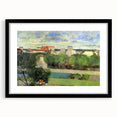 The Market Gardens of Vaugirard" Modern Wall Art - Lush Contemporary Landscape Decor