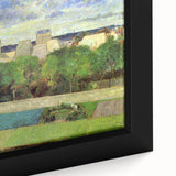 The Market Gardens of Vaugirard" Modern Wall Art - Lush Contemporary Landscape Decor