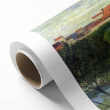 The Market Gardens of Vaugirard" Modern Wall Art - Lush Contemporary Landscape Decor