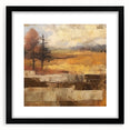 Rustic Autumn Landscape Wall Art - Vintage Farmhouse Nature Print