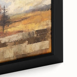 Rustic Autumn Landscape Wall Art - Vintage Farmhouse Nature Print
