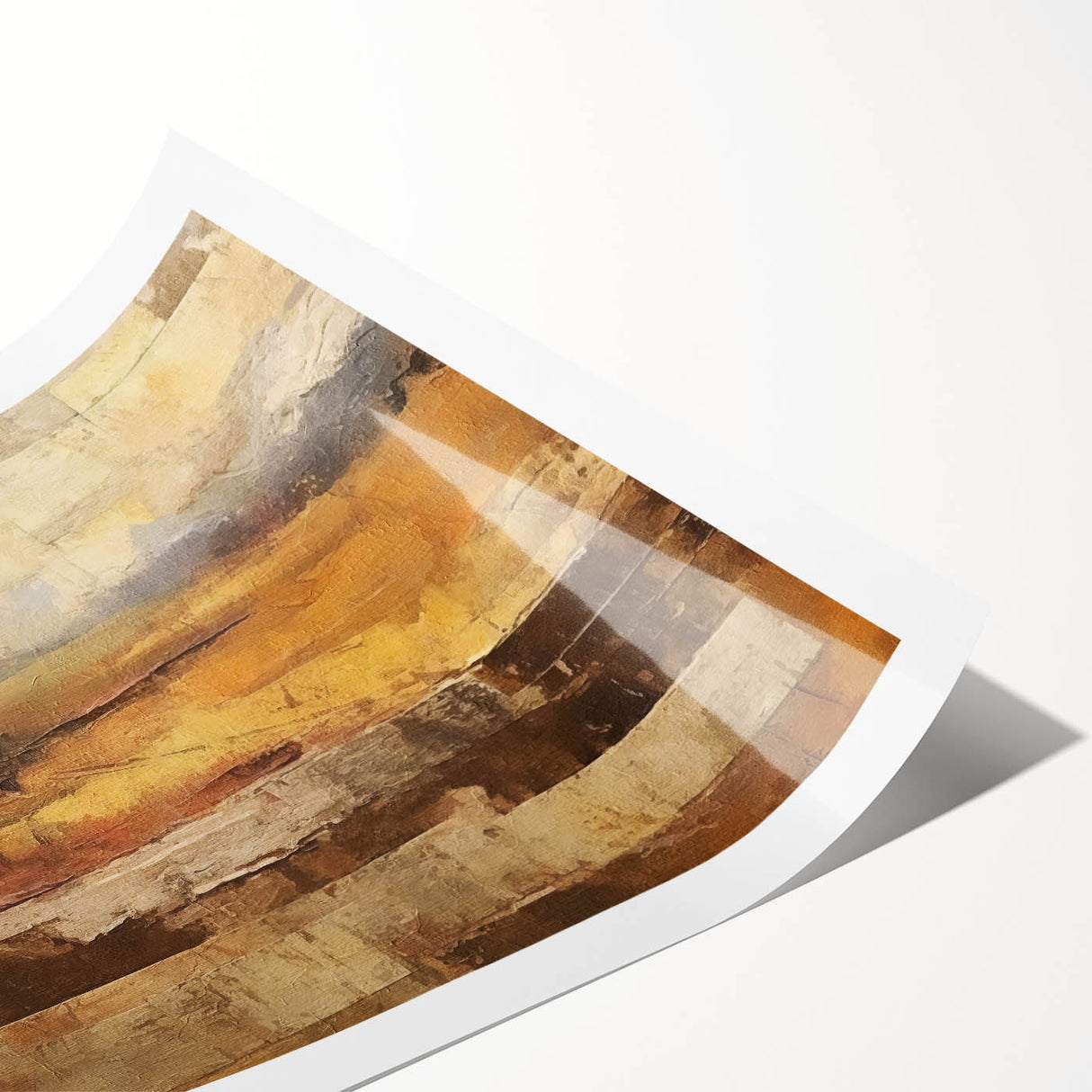 Rustic Autumn Landscape Wall Art - Vintage Farmhouse Nature Print