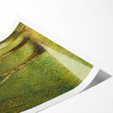 Impressionist Forest Scene - Serene Green Landscape Wall Art Print