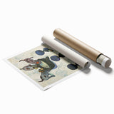 Modern Wall Art - Vibrant Still Life with Abstract Playful Puppies