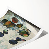 Modern Wall Art - Vibrant Still Life with Abstract Playful Puppies