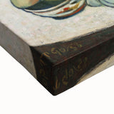 Modern Wall Art - Vibrant Still Life with Abstract Playful Puppies