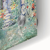 Impressionist Garden Scene Wall Art - Vibrant Floral Landscape Print