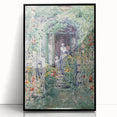 Impressionist Garden Scene Wall Art - Vibrant Floral Landscape Print