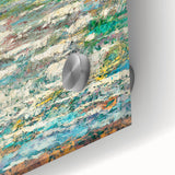 Modern Wall Art - Impressionist Seascape with Vibrant Textured Waves