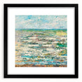 Modern Wall Art - Impressionist Seascape with Vibrant Textured Waves