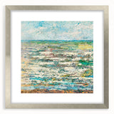 Modern Wall Art - Impressionist Seascape with Vibrant Textured Waves