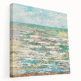 Modern Wall Art - Impressionist Seascape with Vibrant Textured Waves