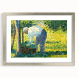 Impressionism Wall Art: The Gardener by Georges Seurat Print