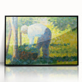Impressionism Wall Art: The Gardener by Georges Seurat Print