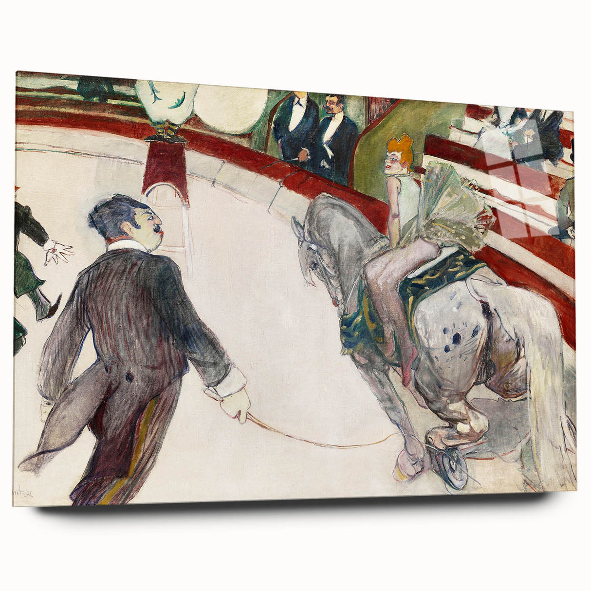 Equestrienne (At the Cirque Fernando)" Modern Wall Art - Captivating Contemporary Circus Decor