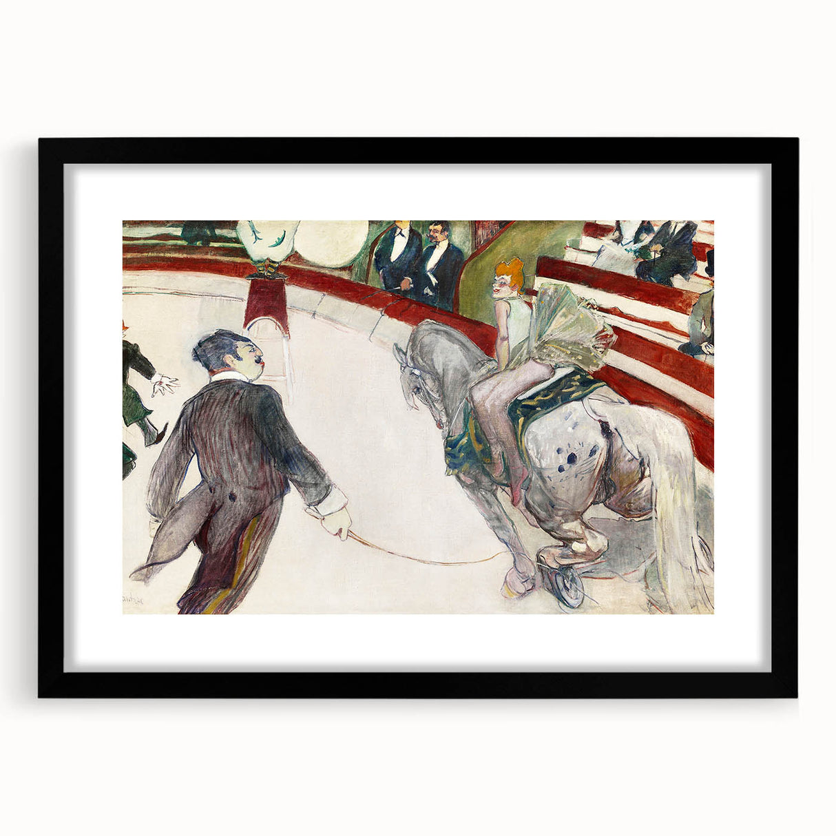 Equestrienne (At the Cirque Fernando)" Modern Wall Art - Captivating Contemporary Circus Decor