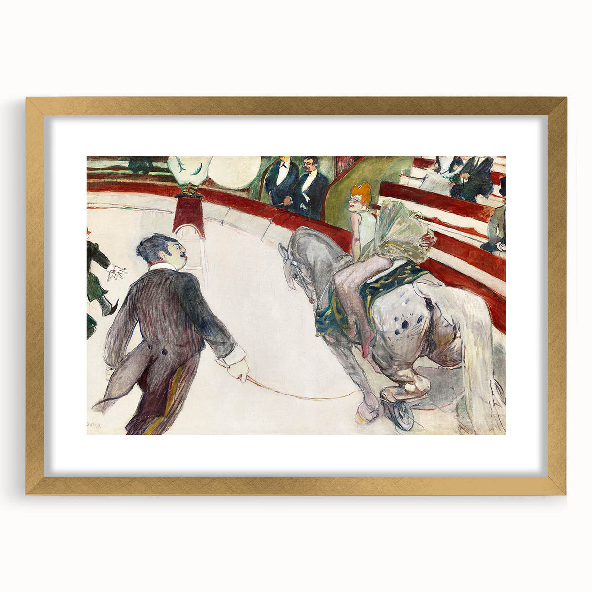 Equestrienne (At the Cirque Fernando)" Modern Wall Art - Captivating Contemporary Circus Decor