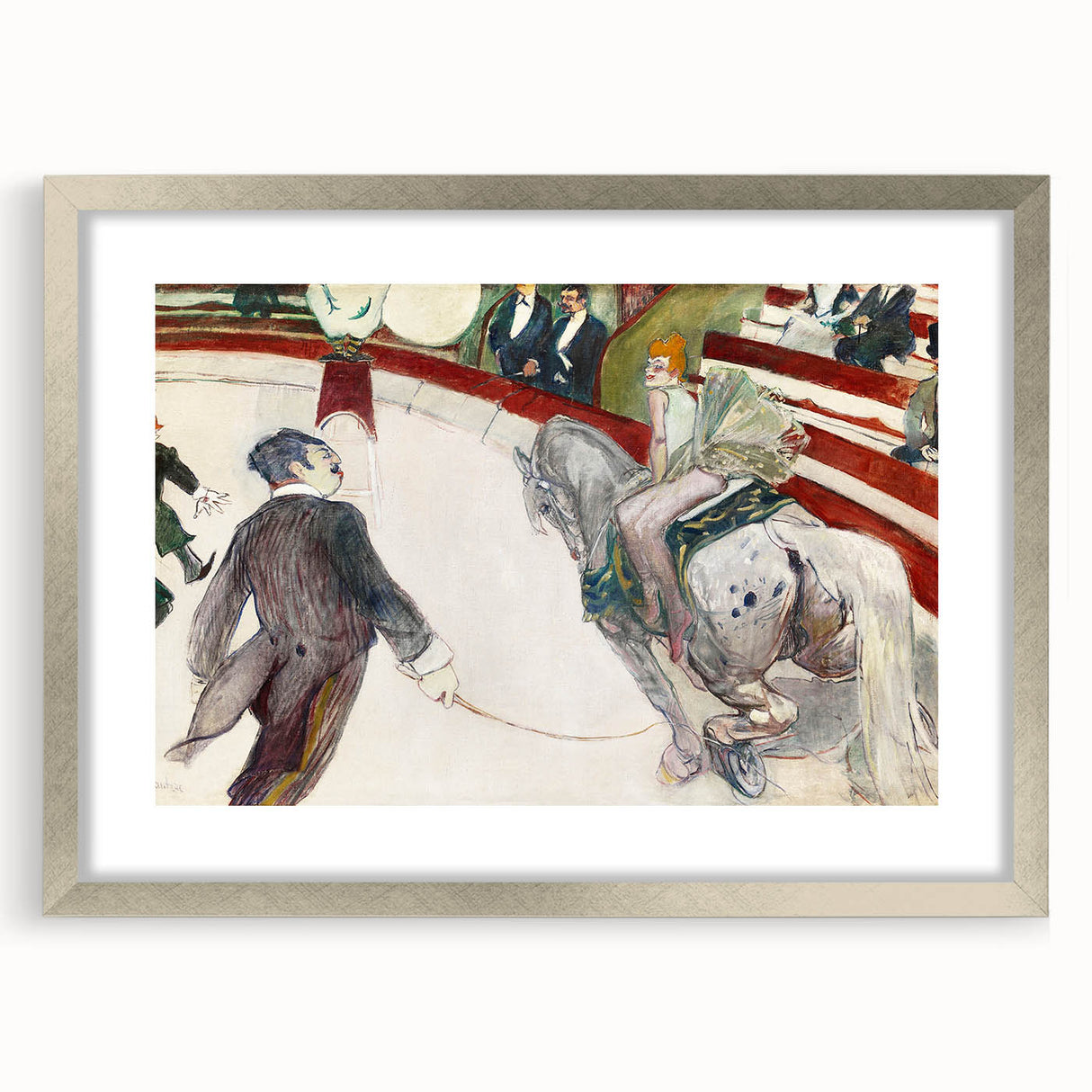 Equestrienne (At the Cirque Fernando)" Modern Wall Art - Captivating Contemporary Circus Decor