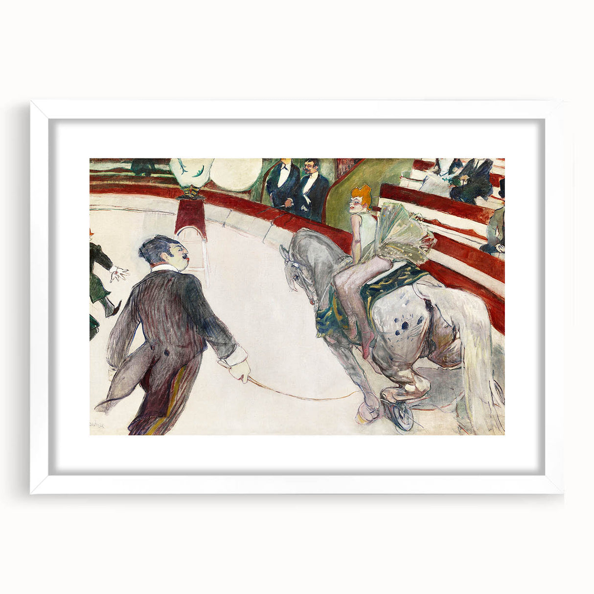Equestrienne (At the Cirque Fernando)" Modern Wall Art - Captivating Contemporary Circus Decor