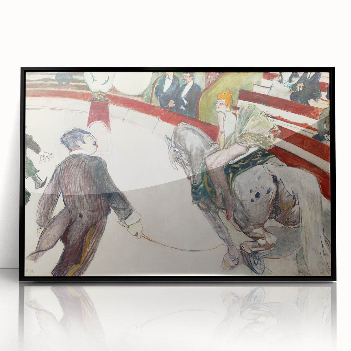 Equestrienne (At the Cirque Fernando)" Modern Wall Art - Captivating Contemporary Circus Decor