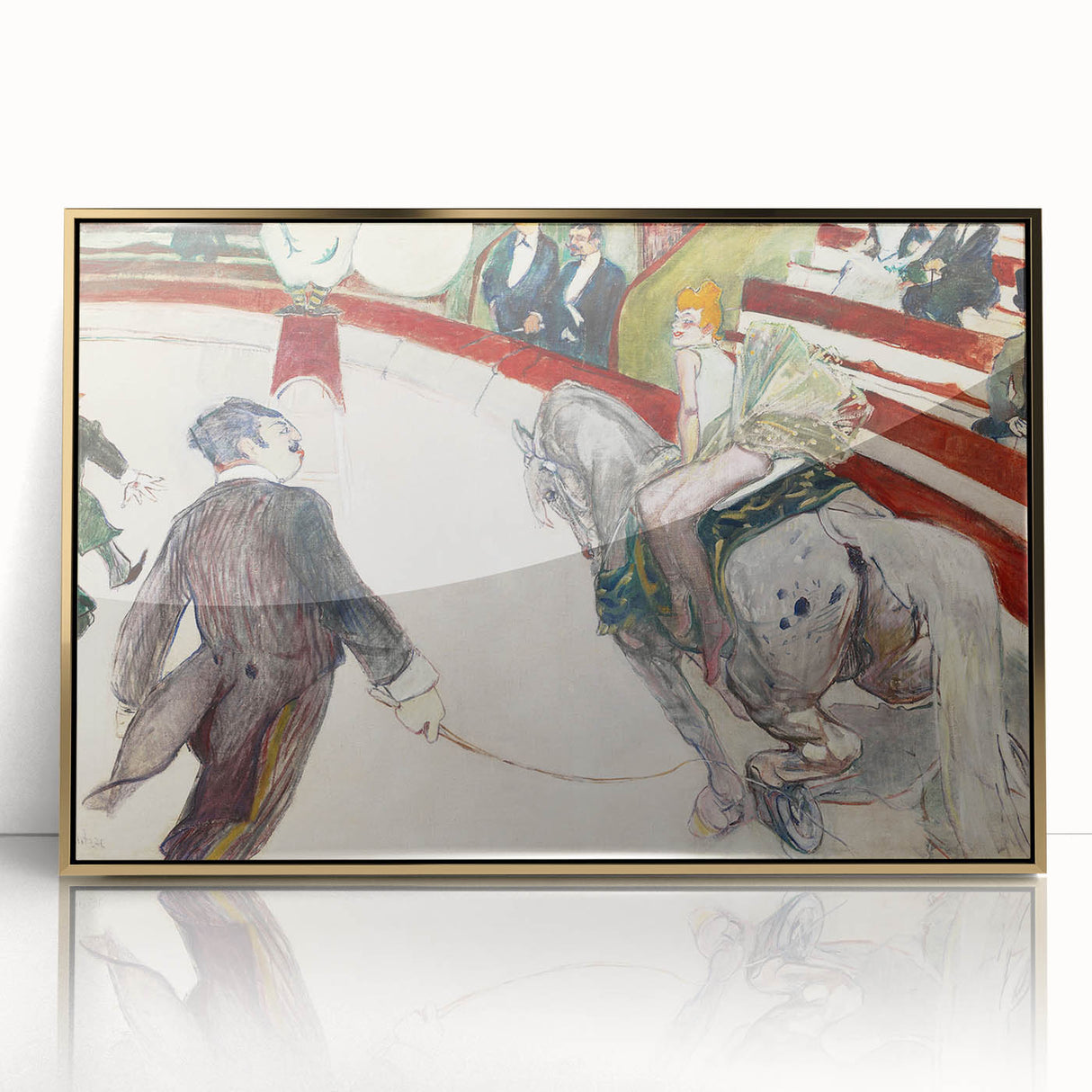 Equestrienne (At the Cirque Fernando)" Modern Wall Art - Captivating Contemporary Circus Decor