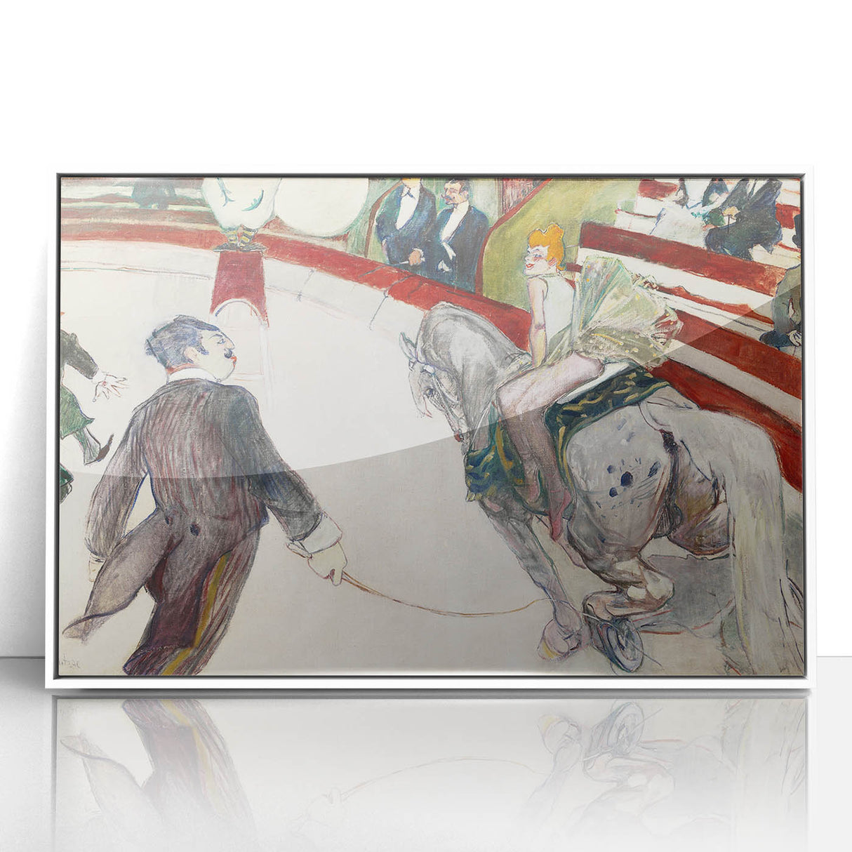 Equestrienne (At the Cirque Fernando)" Modern Wall Art - Captivating Contemporary Circus Decor