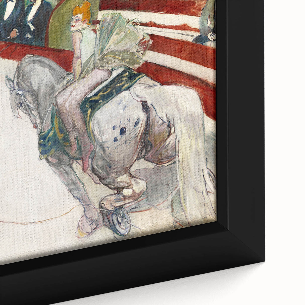 Equestrienne (At the Cirque Fernando)" Modern Wall Art - Captivating Contemporary Circus Decor