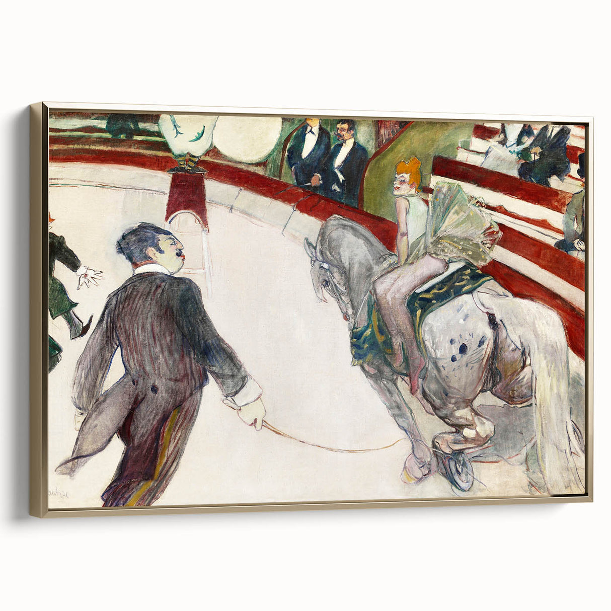 Equestrienne (At the Cirque Fernando)" Modern Wall Art - Captivating Contemporary Circus Decor