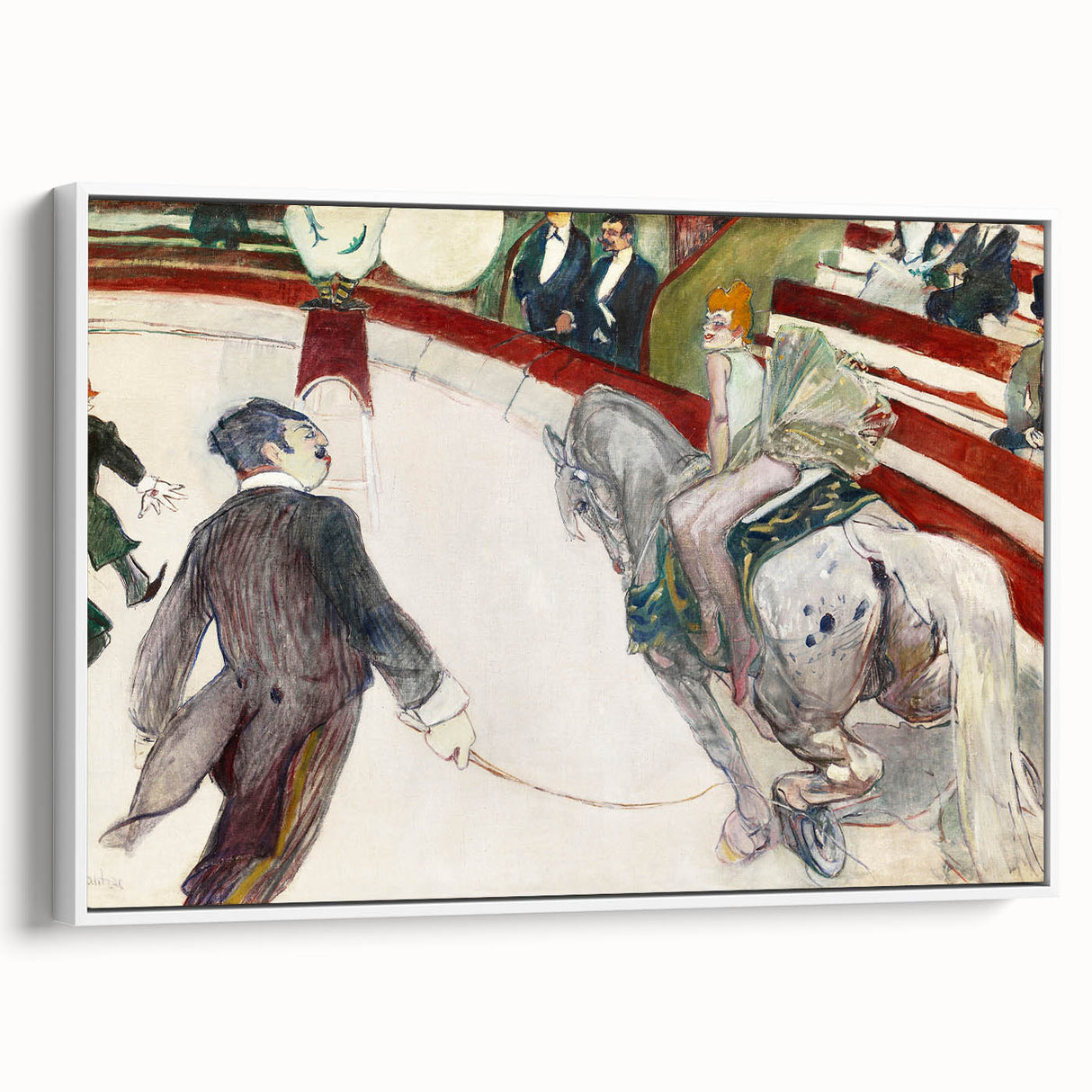 Equestrienne (At the Cirque Fernando)" Modern Wall Art - Captivating Contemporary Circus Decor
