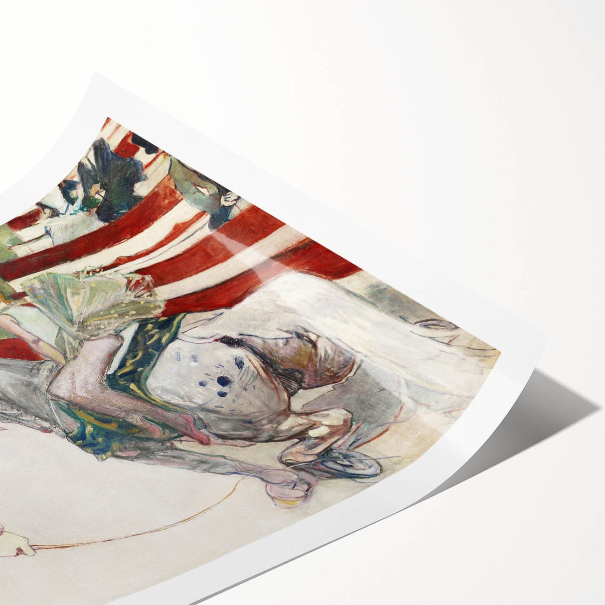 Equestrienne (At the Cirque Fernando)" Modern Wall Art - Captivating Contemporary Circus Decor