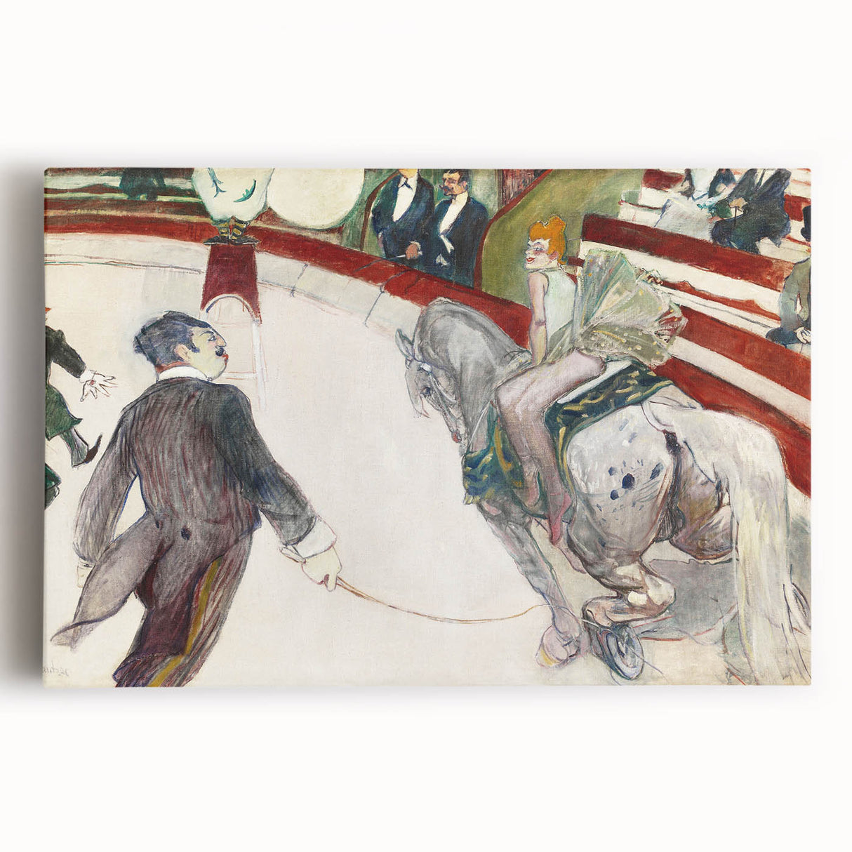 Equestrienne (At the Cirque Fernando)" Modern Wall Art - Captivating Contemporary Circus Decor